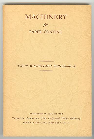 Image for MACHINERY for Paper Coating